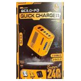 Quick Charger 3-usb- C & 2-usb NEW