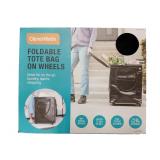 CleverMade Foldable Tote Bag on Wheels