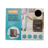 CleverMade Foldable Tote Bag on Wheels
