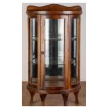 AMERICAN VICTORIAN BOW FRONT SALESMAN SAMPLE