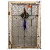 ANTIQUE SCOTTISH STAINED GLASS PANEL