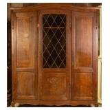 FRENCH OAK TRIPLE ARMOIRE