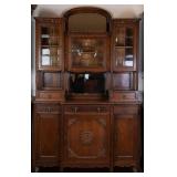 FRENCH OAK VITRINE BUFFET