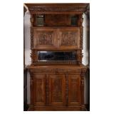 FRENCH RENAISSANCE REVIVAL VITRINE BUFFET