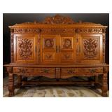 MONUMENTAL FRENCH RENAISSANCE REVIVAL SIDEBOARD
