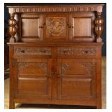 FRENCH RENAISSANCE REVIVAL COURT CUPBOARD