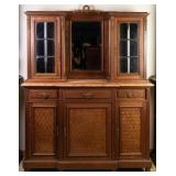 FRENCH MARQUETRY MARBLE TOP DRESSING VALET