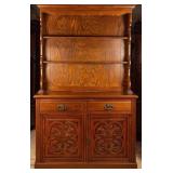 FRENCH CARVED OAK VAISSELIER