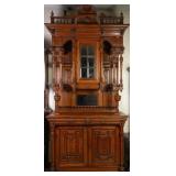 MONUMENTAL FRENCH RENAISSANCE REVIVAL VITRINE BUFF