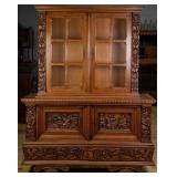 FRENCH RENAISSANCE REVIVAL VITRINE CABINET