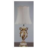 CAPODIMONTE STYLE PORCELAIN TABLE LAMP