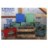 ANTIQUE CONTINENTAL BEER & WINE BOTTLES