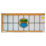 IRISH STAINED GLASS PANEL