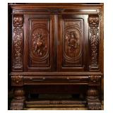 FRENCH RENAISSANCE REVIVAL CARVED CUPBOARD
