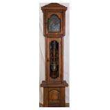 BELGIAN OAK GRANDFATHER CLOCK