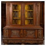 FRENCH RENAISSANCE REVIVAL CARVED BOOKCASE