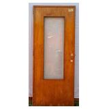 FRENCH ETCHED GLASS DOOR