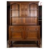 ENGLISH EDWARDIAN OAK BUFFET