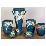 ROSEVILLE (REPRODUCTION), 5-PIECE POTTERY GROUP