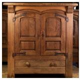 MISSION STYLE OAK HIGHBOARD