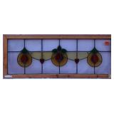 ANTIQUE STAINED GLASS WINDOW
