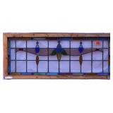 ANTIQUE STAINED GLASS WINDOW