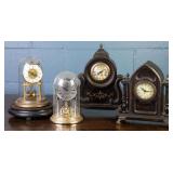 FOUR VINTAGE DECORATIVE CLOCKS