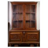 FRENCH FIGURAL CARVED VITRINE