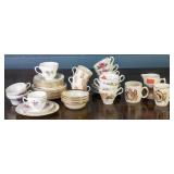 43PC ASSORTED CHINA GROUPING