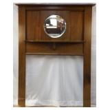 IRISH MAHOGANY FIREPLACE SURROUND