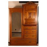ENGLISH WALNUT WARDROBE