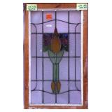 ANTIQUE STAINED GLASS WINDOW