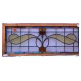 ANTIQUE STAINED GLASS WINDOW