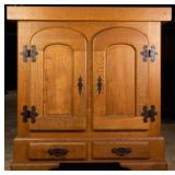 MISSION STYLE OAK HIGHBOARD