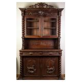 FRENCH RENAISSANCE REVIVAL HUNTING CABINET