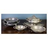 7 PEWTER TABLE ARTICLES