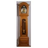 FRENCH OAK GRANDGATHER CLOCK