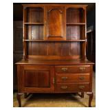 ENGLISH QUEEN ANNE STYLE OAK SERVER