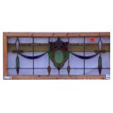 ANTIQUE STAINED GLASS WINDOW
