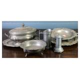 7 PEWTER TABLE ARTICLES