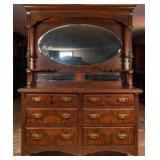 MONUMENTAL FRENCH MAHOGANY DRESSER