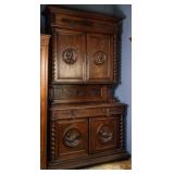 FRENCH RENAISSANCE REVIVAL HUNTING CABINET