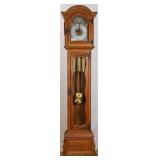 FRENCH OAK GRANDFATHER CLOCK
