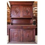 FRENCH RENAISSANCE STYLE HUNT CUPBOARD