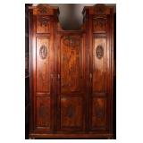 FRENCH ART NOUVEAU OAK AMROIRE