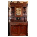 FRENCH CARVED OAK BUFFET
