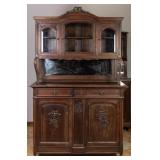 FRENCH ART NOUVEAU VITRINE BUFFET
