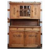 CONTINENTAL ART DECO OAK BUFFET