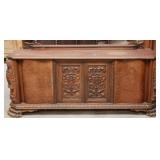ENGLISH CARVED WALNUT BUFFET