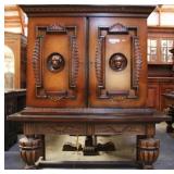CONTINENTAL JACOBEAN STYLE SIDEBOARD